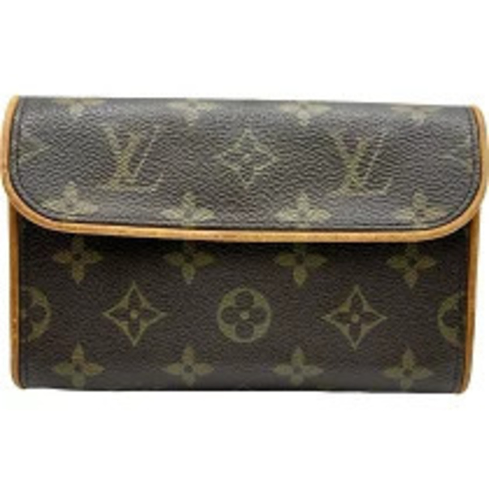 Louis Vuitton Pochette Florentine Brown Monogram Canvas Bag